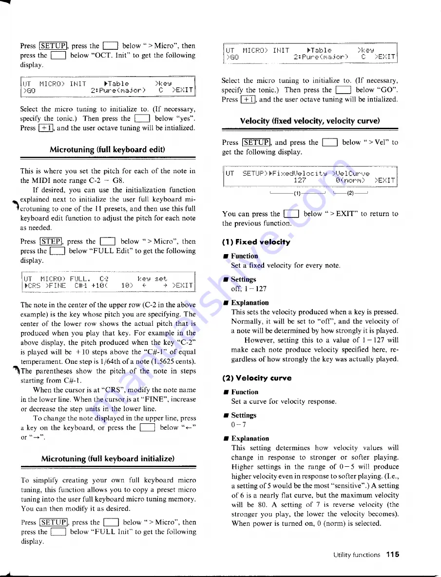 Yamaha V50 Use Manual Download Page 38