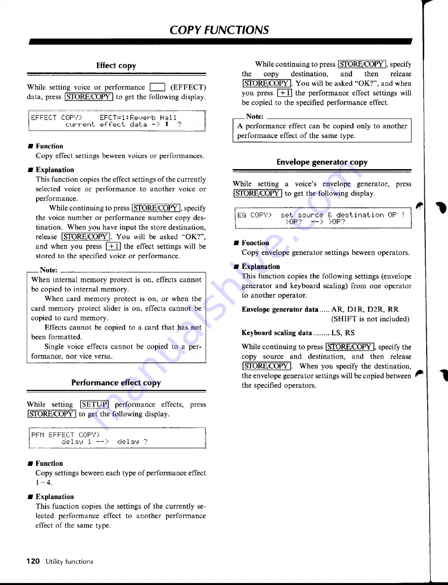 Yamaha V50 Use Manual Download Page 43