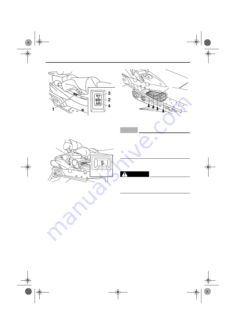 Yamaha Vector RS90GTA Owner'S Manual Download Page 36