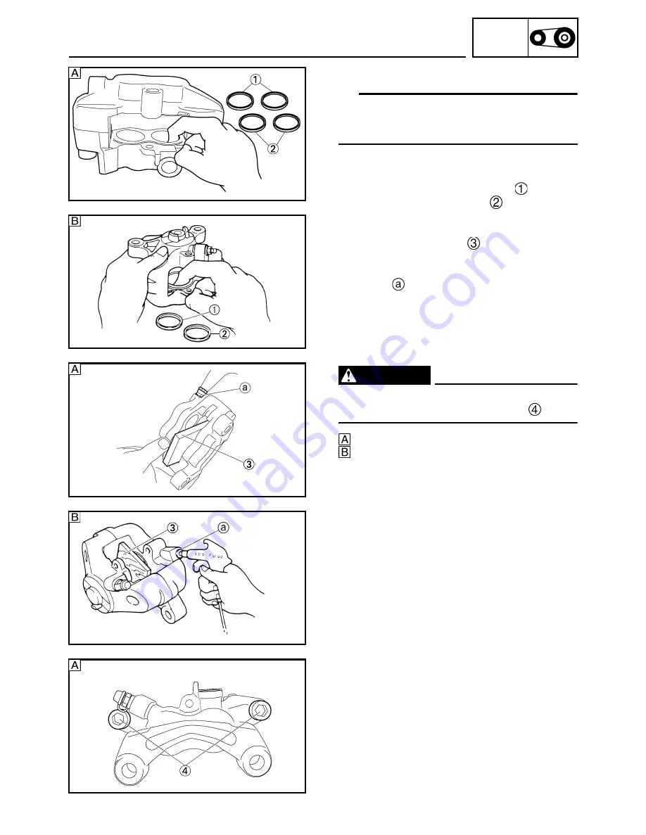 Yamaha Vector RS90GTZ Service Manual Download Page 187