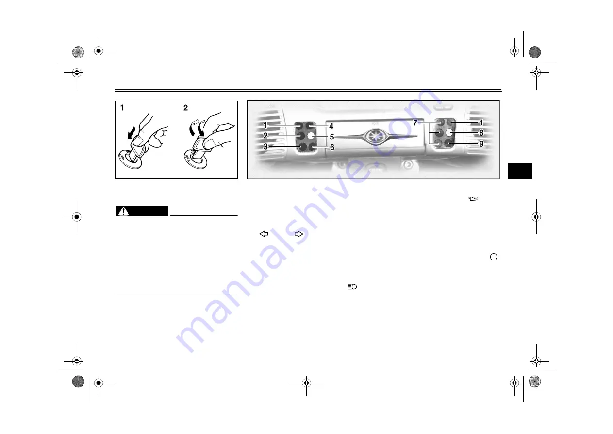 Yamaha Venture XVZ13TFR 2002 Owner'S Manual Download Page 23