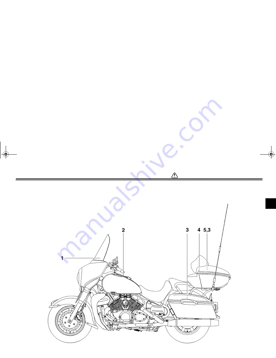 Yamaha Venture XVZ13TFX Owner'S Manual Download Page 13