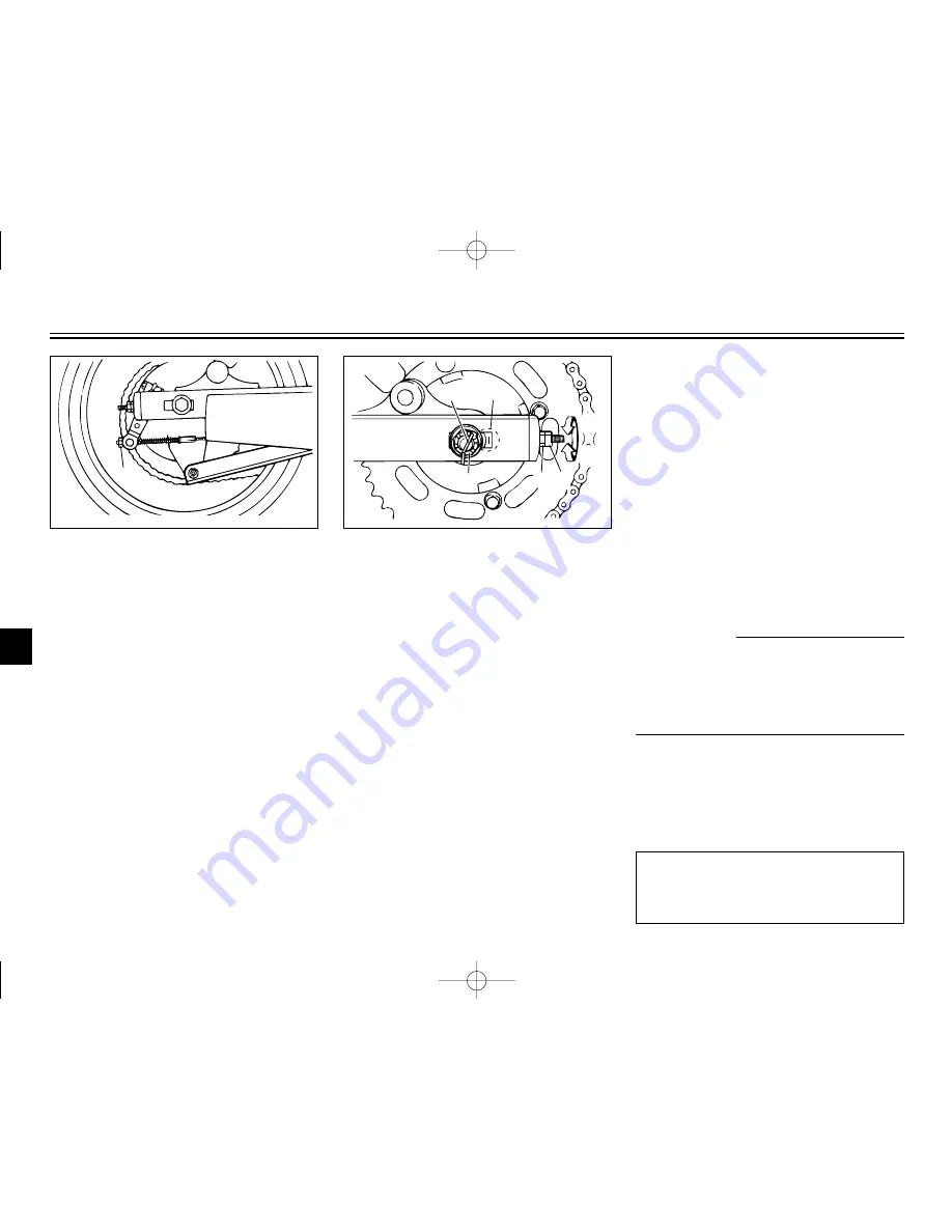 Yamaha Virago XV125S Owner'S Manual Download Page 58