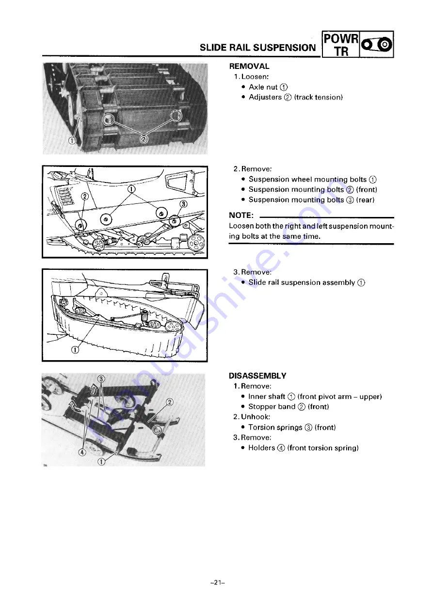 Yamaha VT480TRW Service Manual Download Page 17