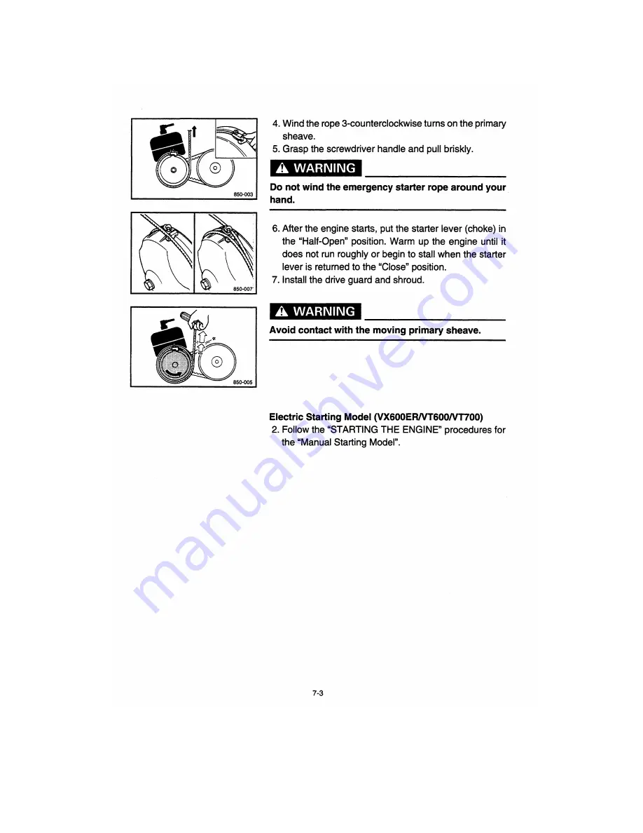 Yamaha VX600ERC Owner'S Manual Download Page 38