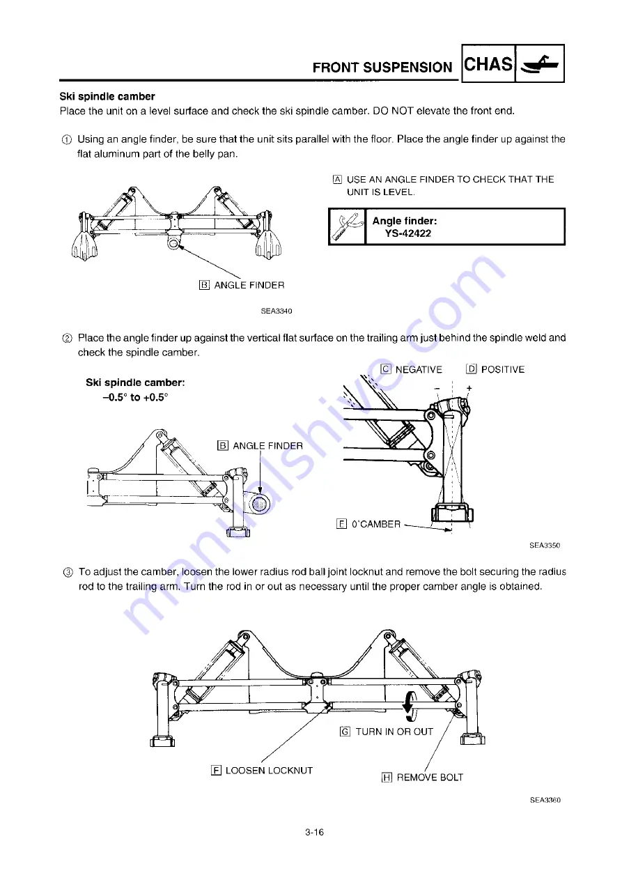 Yamaha VX600ERG 2001 Service Manual Download Page 94