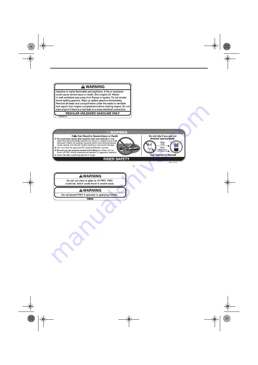 Yamaha WaveRunner EX 2021 Operator'S Manual Download Page 13