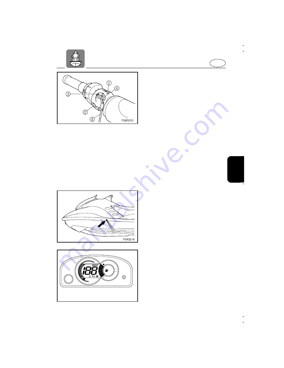 Yamaha WaveRunner GP800R 2001 Owner'S/Operator'S Manual Download Page 58