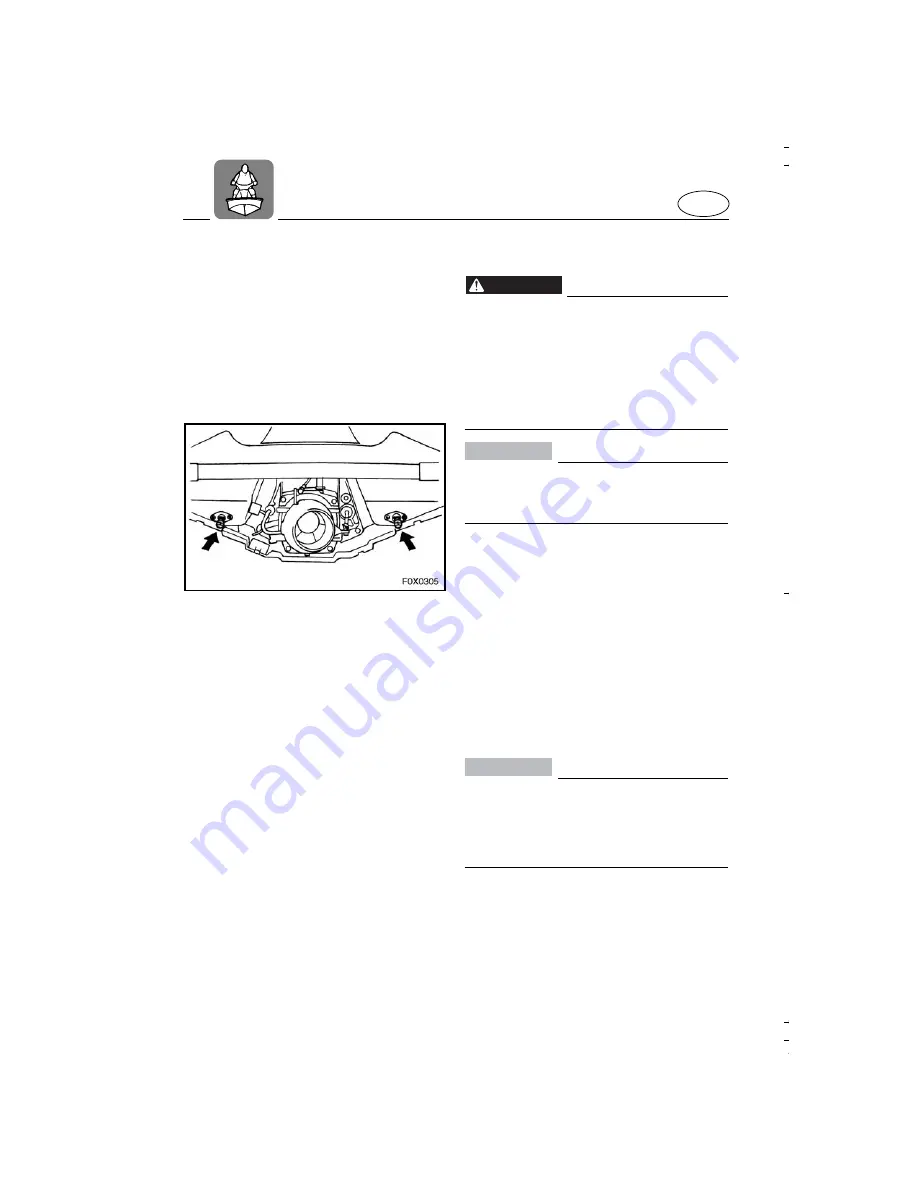 Yamaha WaveRunner GP800R 2001 Owner'S/Operator'S Manual Download Page 59