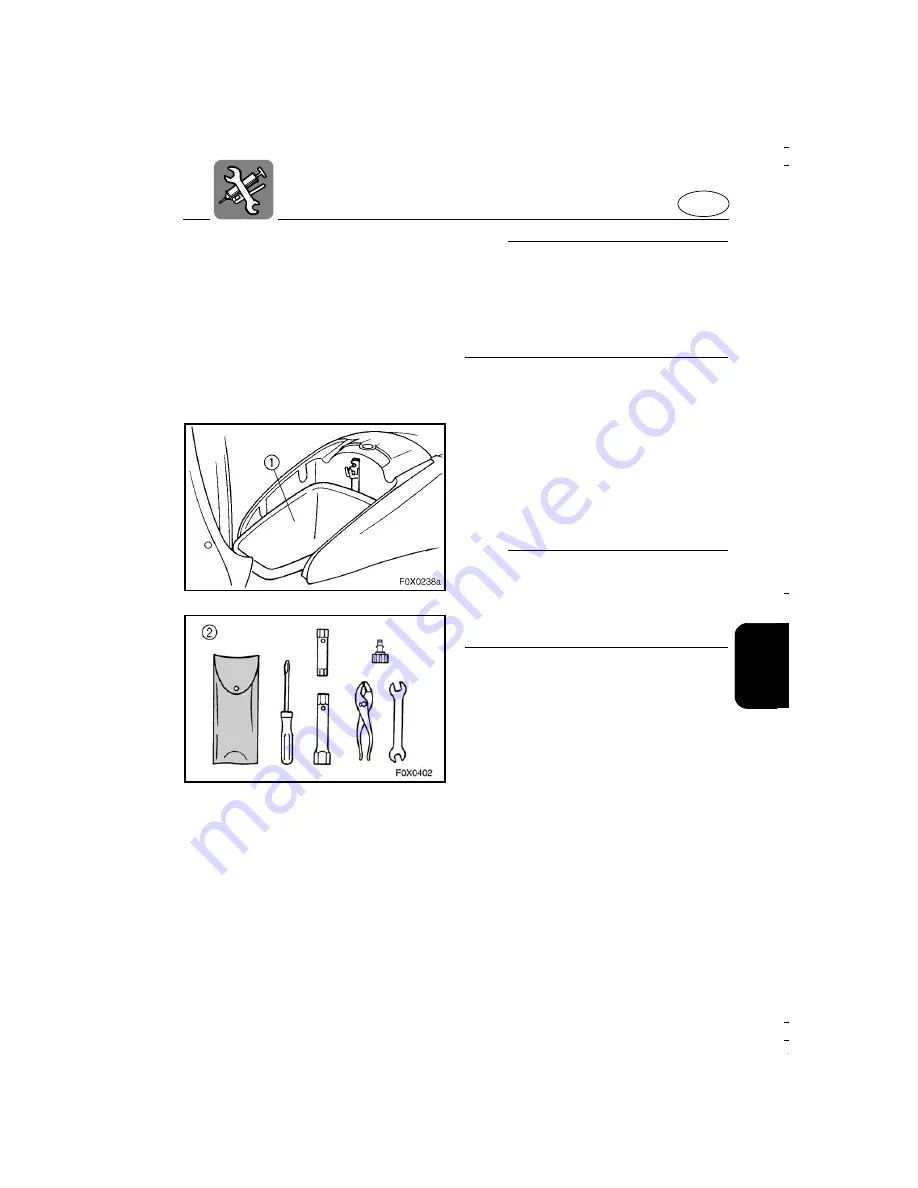 Yamaha WaveRunner GP800R 2001 Owner'S/Operator'S Manual Download Page 88