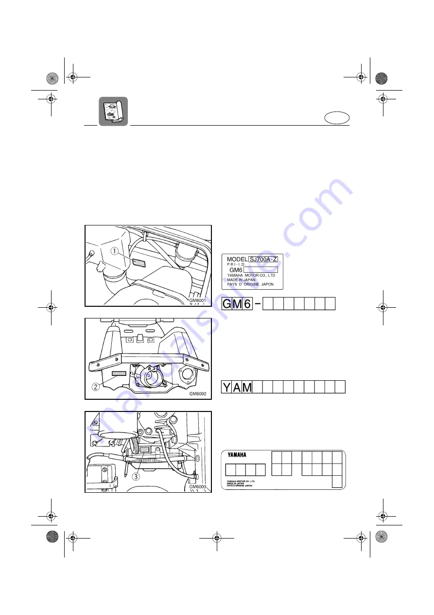 Yamaha WaveRunner SuperJet 700 2001 Owner'S/Operator'S Manual Download Page 8