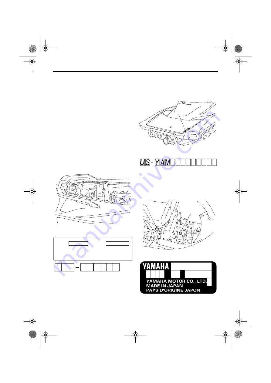 Yamaha WaveRunner VXR 2018 Owner'S/Operator'S Manual Download Page 7