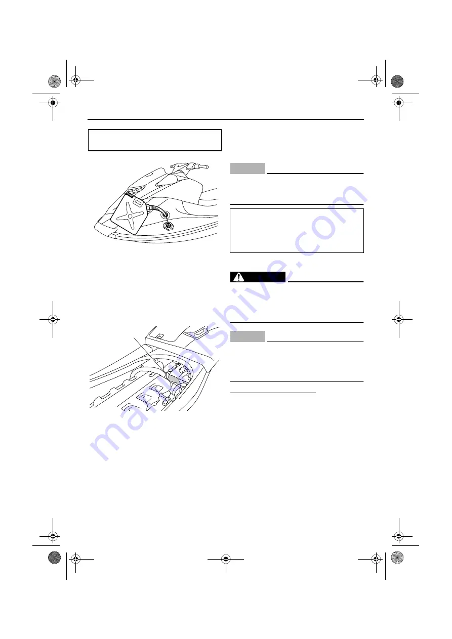 Yamaha WaveRunner VXS 2012 Owner'S/Operator'S Manual Download Page 51