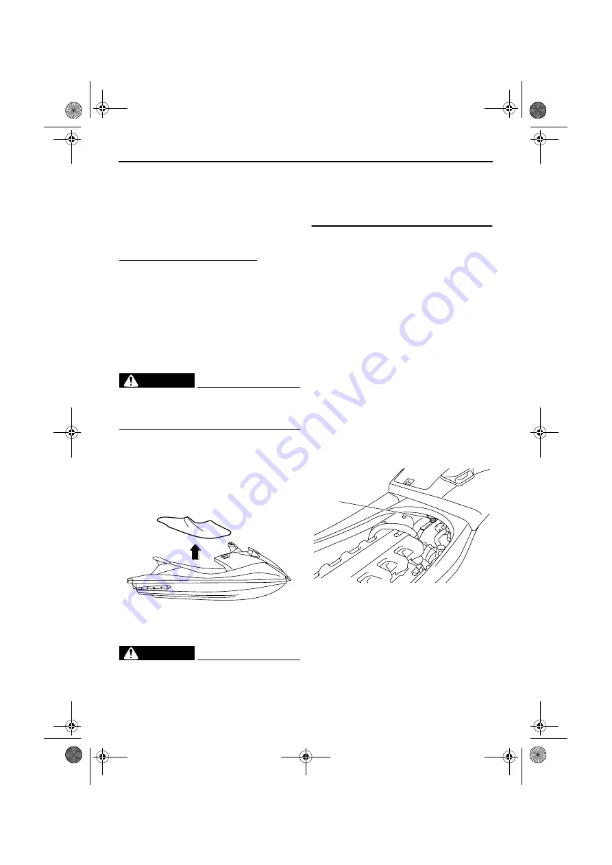 Yamaha WaveRunner VXS 2012 Owner'S/Operator'S Manual Download Page 58