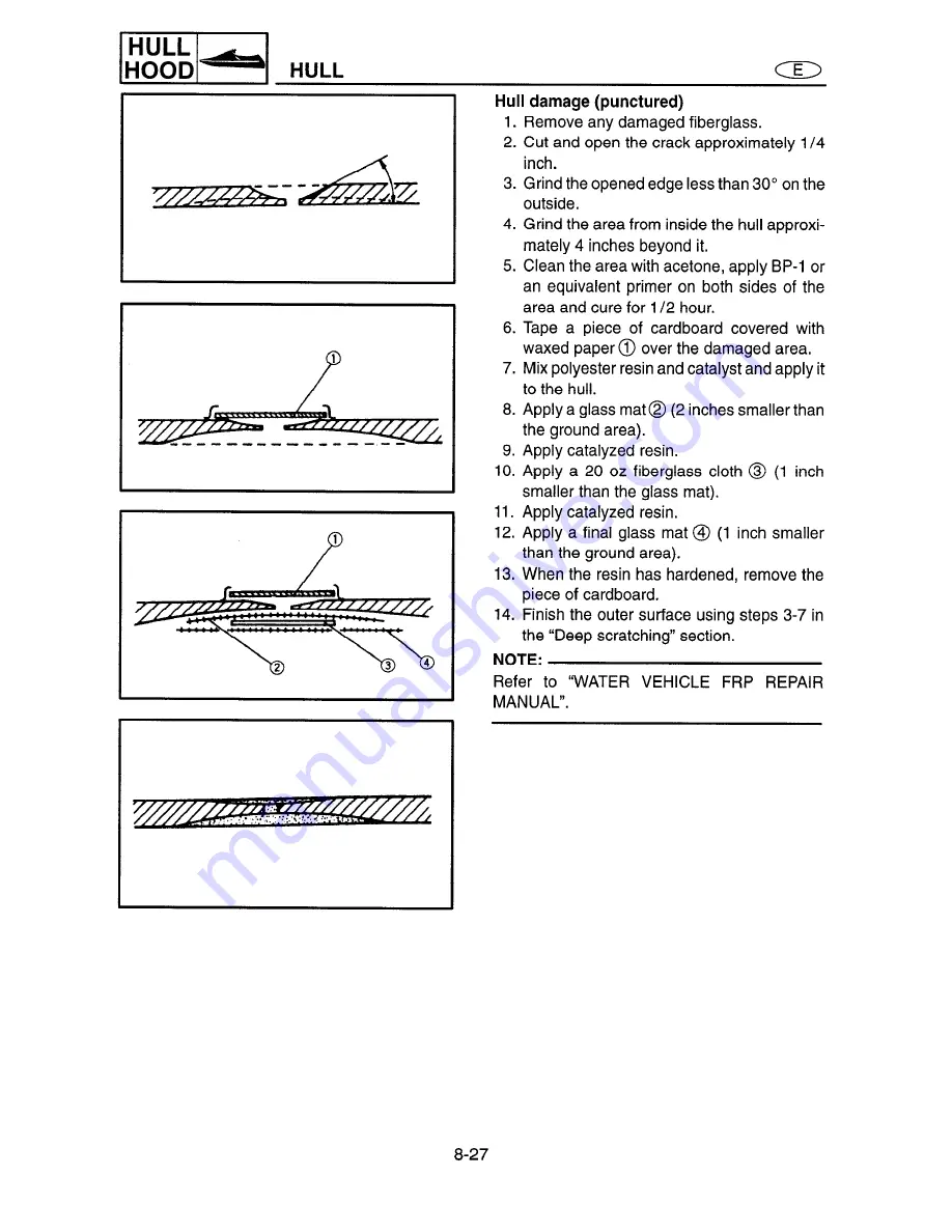 Yamaha WaveRunner XL760 Service Manual Download Page 187