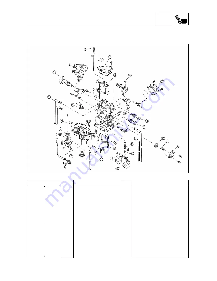 Yamaha WR400F(M) Owner'S Service Manual Download Page 280