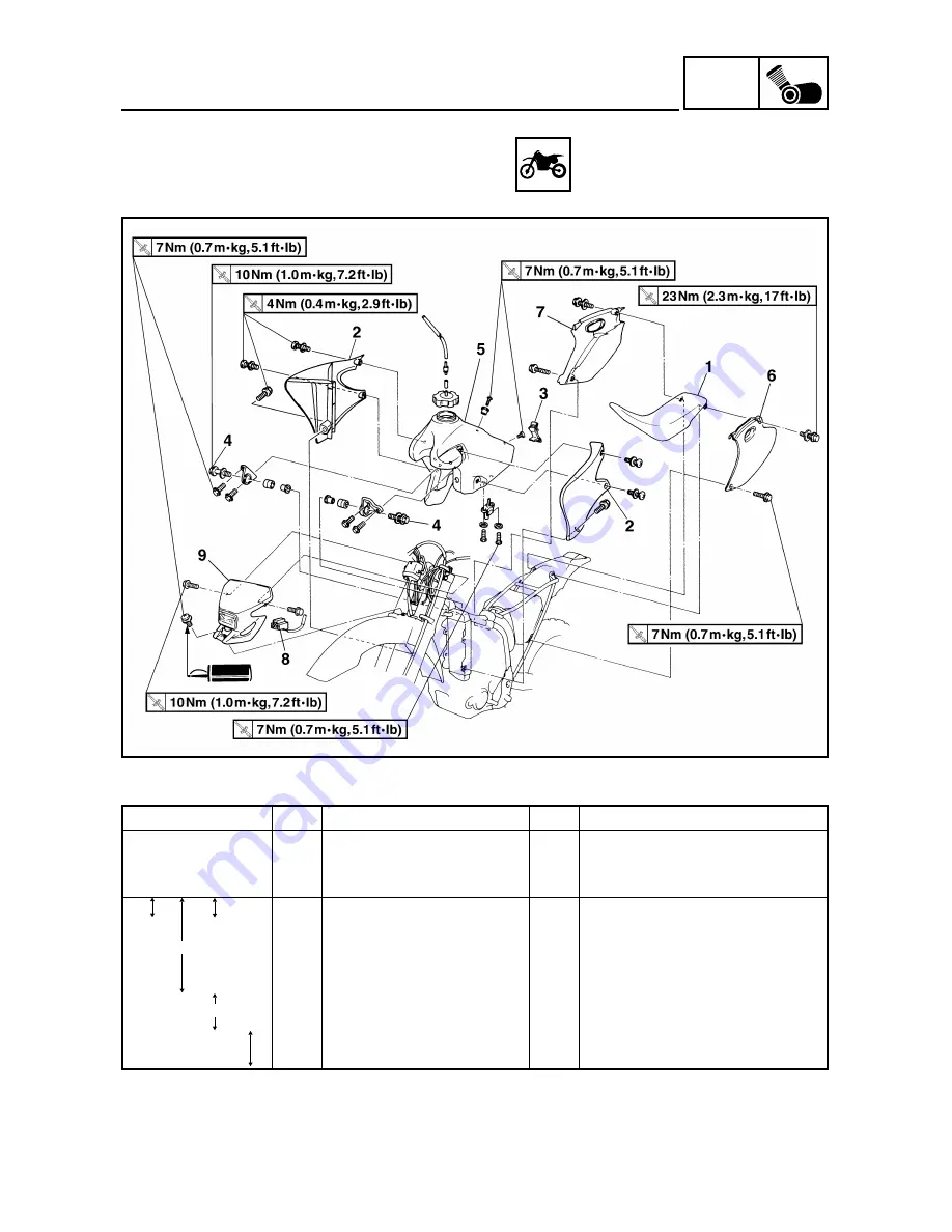 Yamaha WR426F(P) Скачать руководство пользователя страница 344