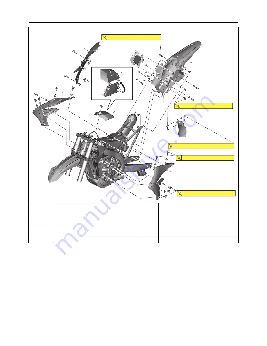 Yamaha WR450F 2021 Owner'S Service Manual Download Page 130