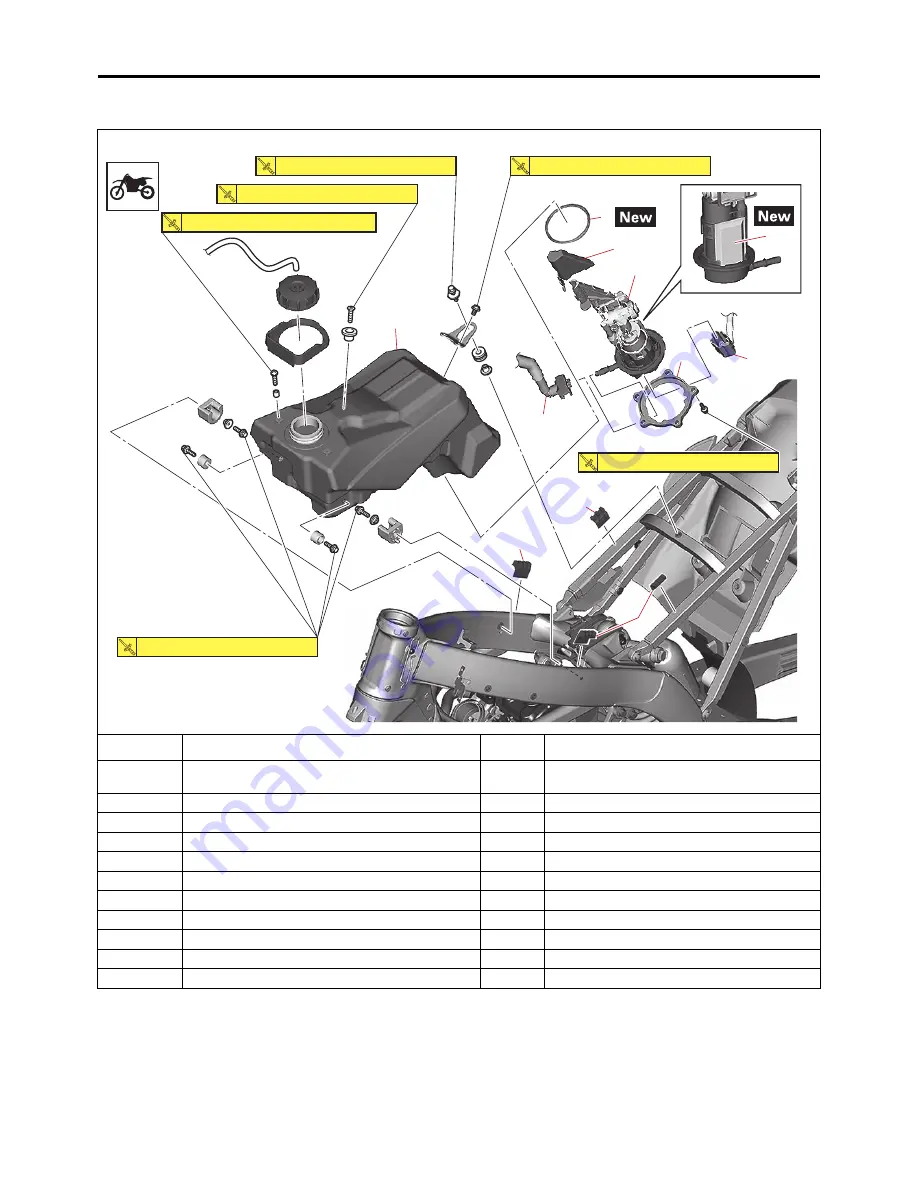 Yamaha WR450F 2021 Owner'S Service Manual Download Page 288