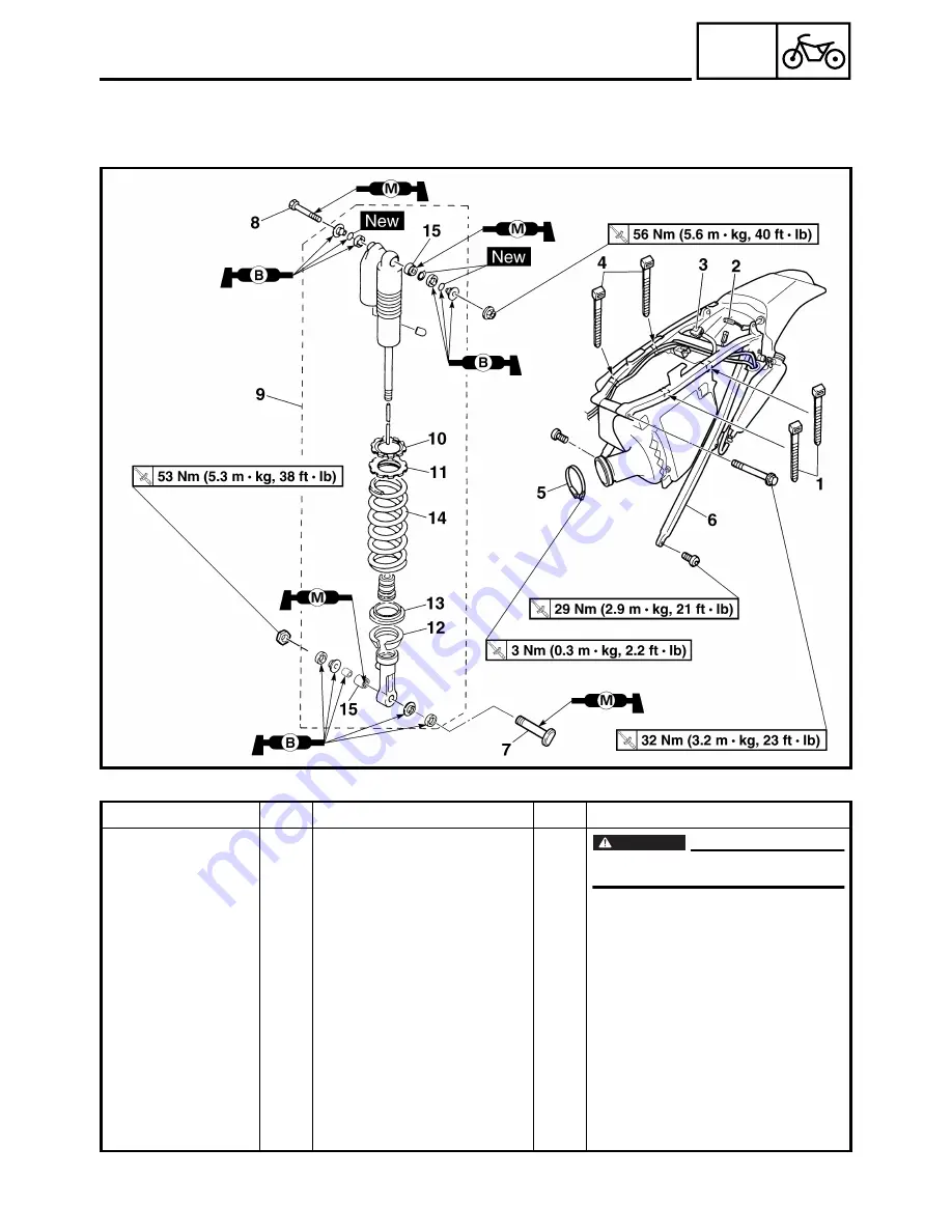 Yamaha WR450F(R) Owner'S Service Manual Download Page 285