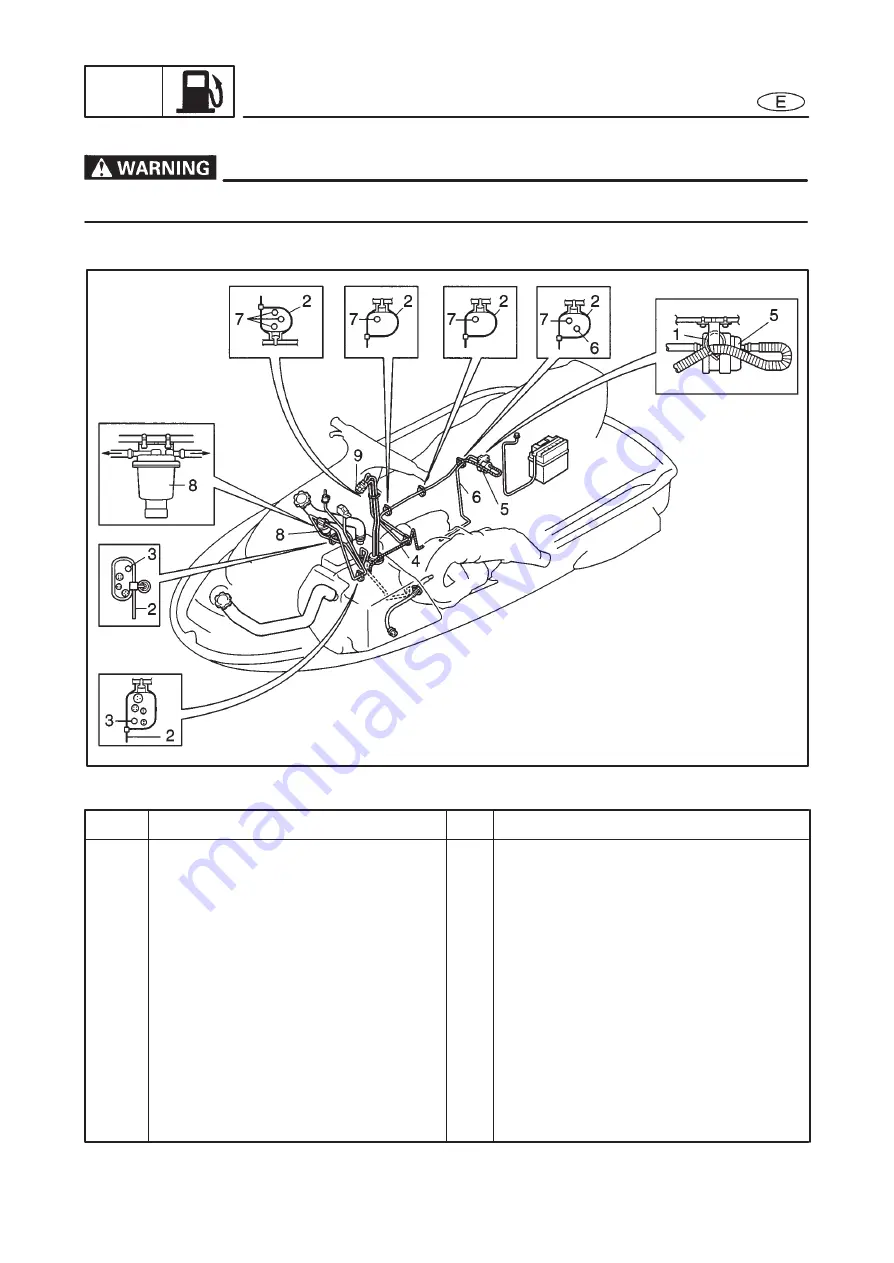 Yamaha XL700 WaveRunner 2001 Supplementary Service Manual Download Page 40