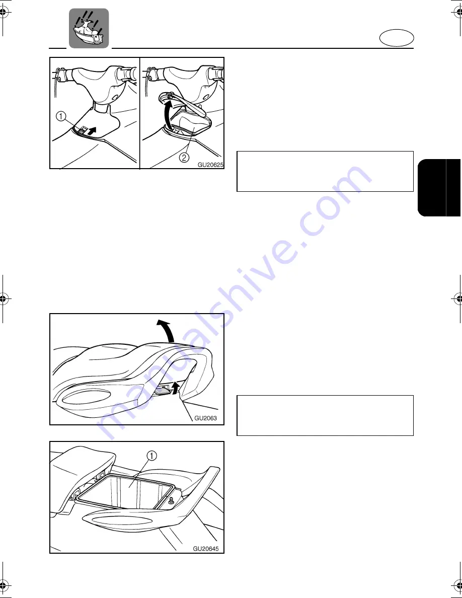 Yamaha XL700 WaveRunner 2003 Owner'S/Operator'S Manual Download Page 43