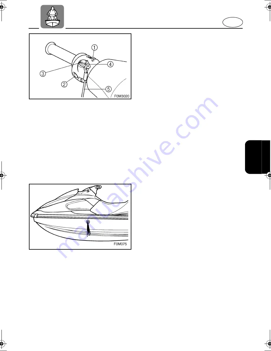 Yamaha XL700 WaveRunner 2003 Owner'S/Operator'S Manual Download Page 57