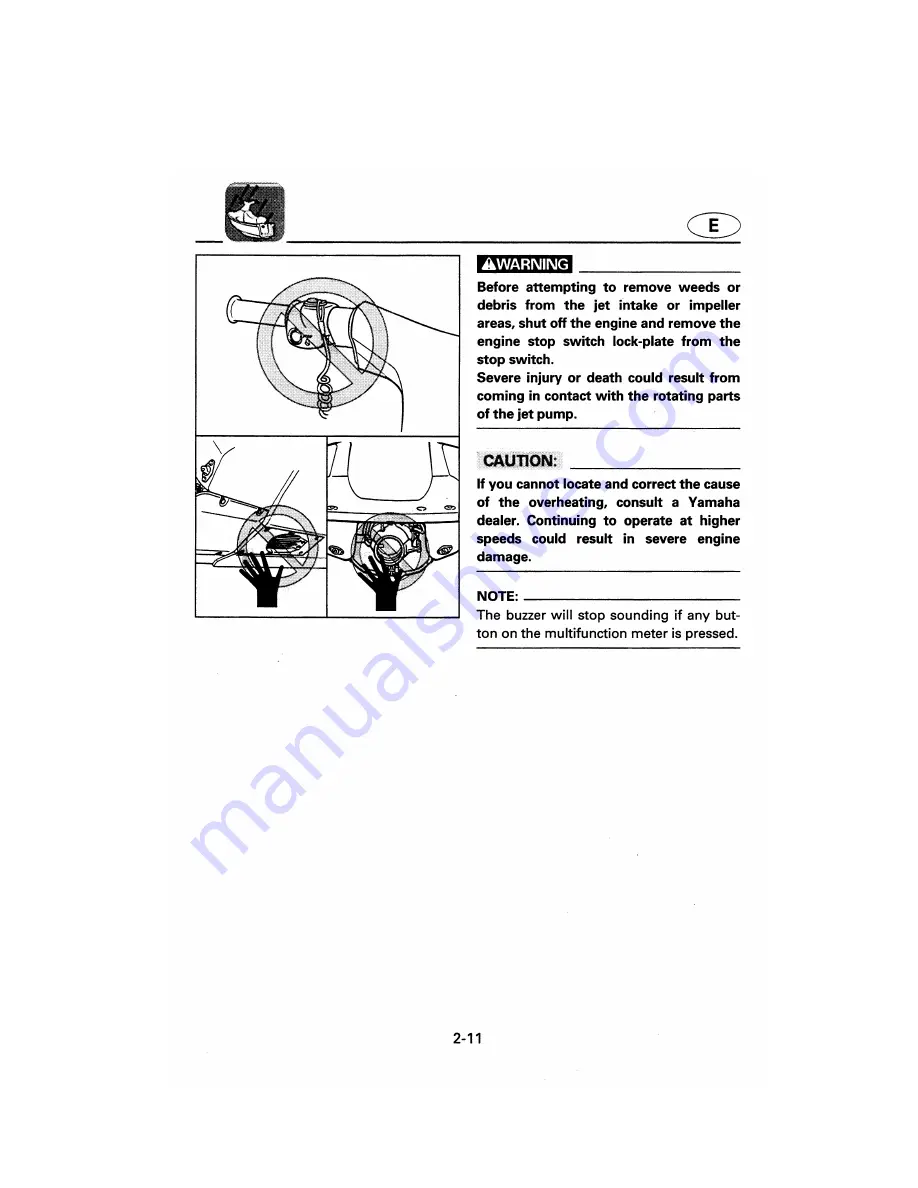 Yamaha XL760W Owner'S/Operator'S Manual Download Page 38