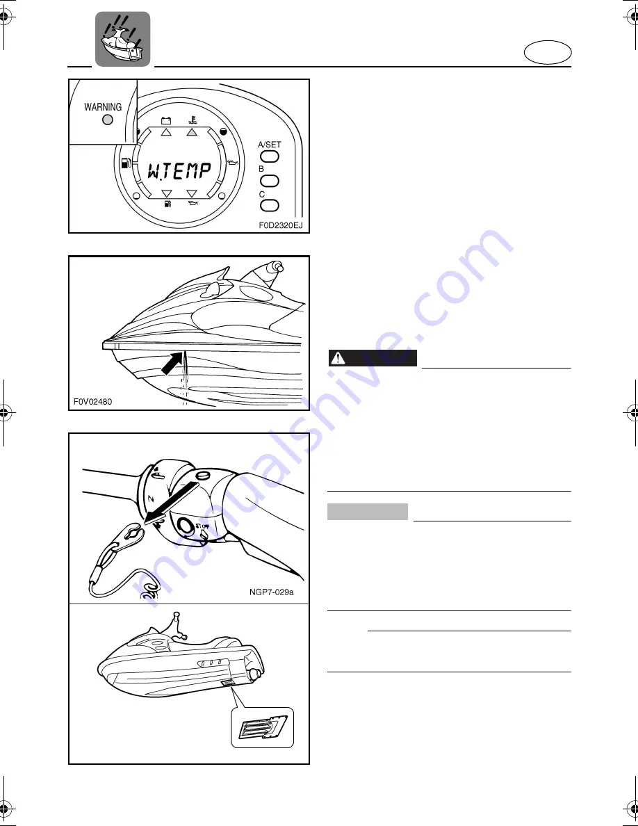 Yamaha XLT800 WaveRunner 2004 Owner'S/Operator'S Manual Download Page 44