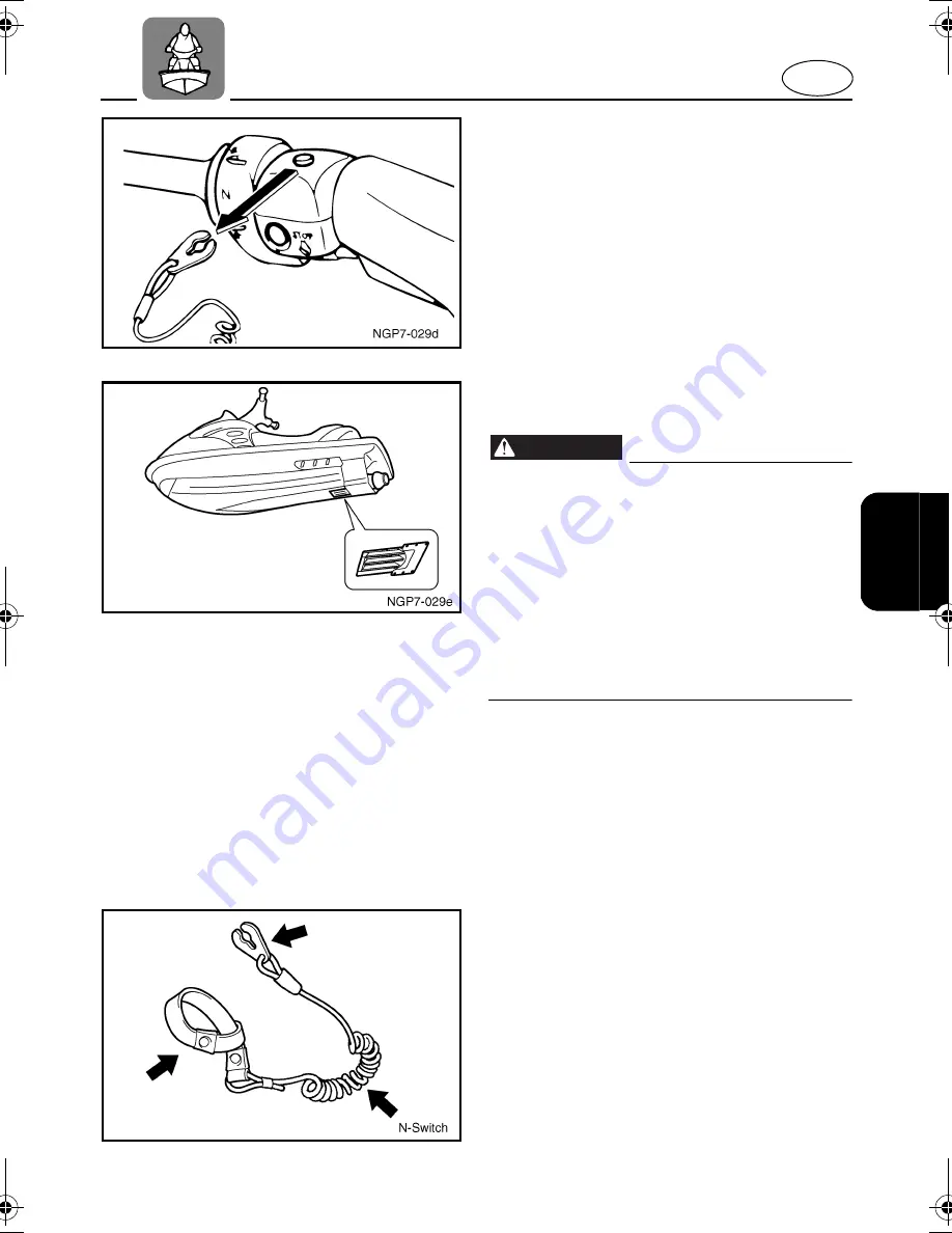 Yamaha XLT800 WaveRunner 2004 Owner'S/Operator'S Manual Download Page 71