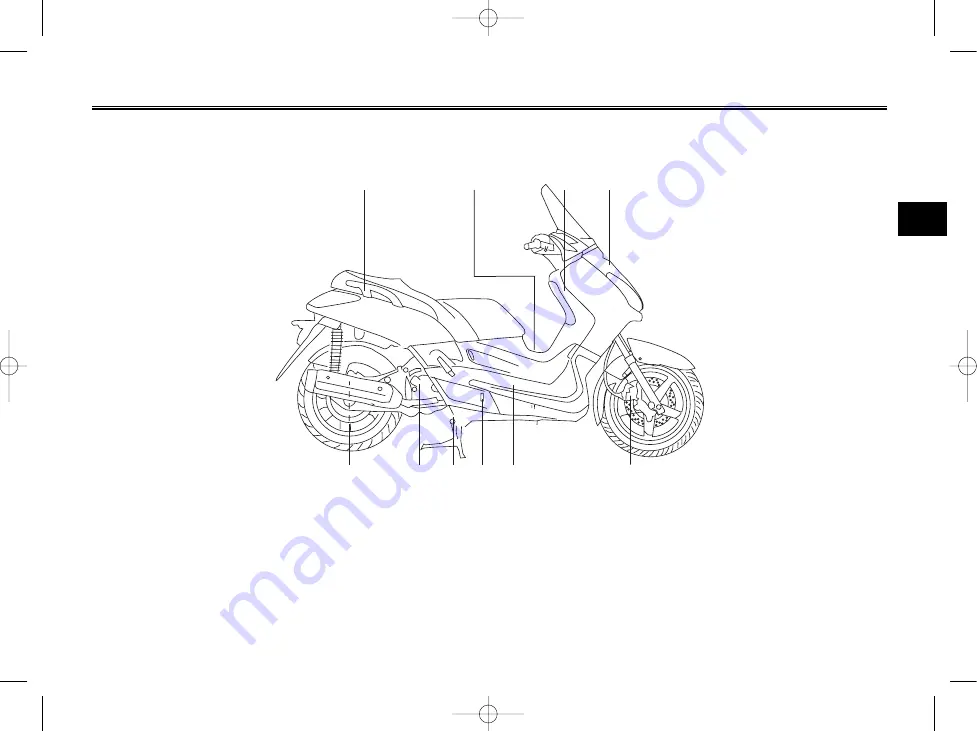 Yamaha XMAX 125i 2005 Owner'S Manual Download Page 13