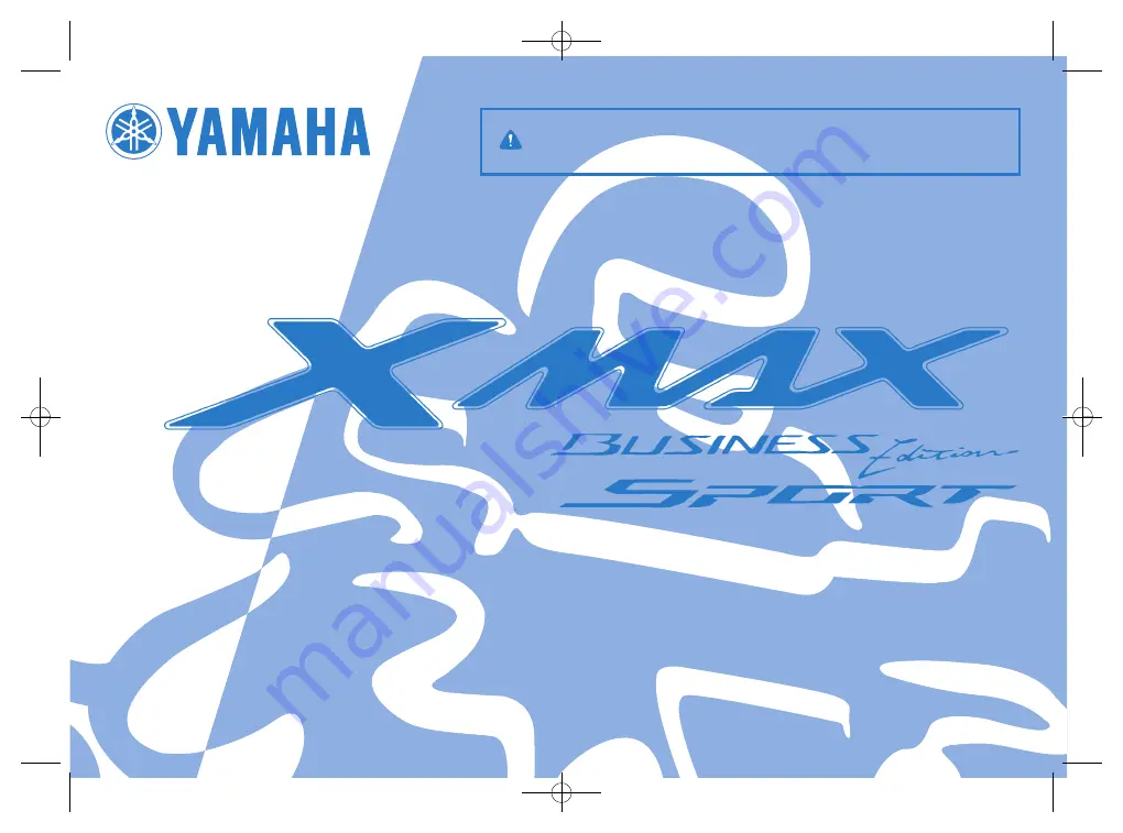 Yamaha XMAX BUSINESS Edition 2010 Owner'S Manual Download Page 1