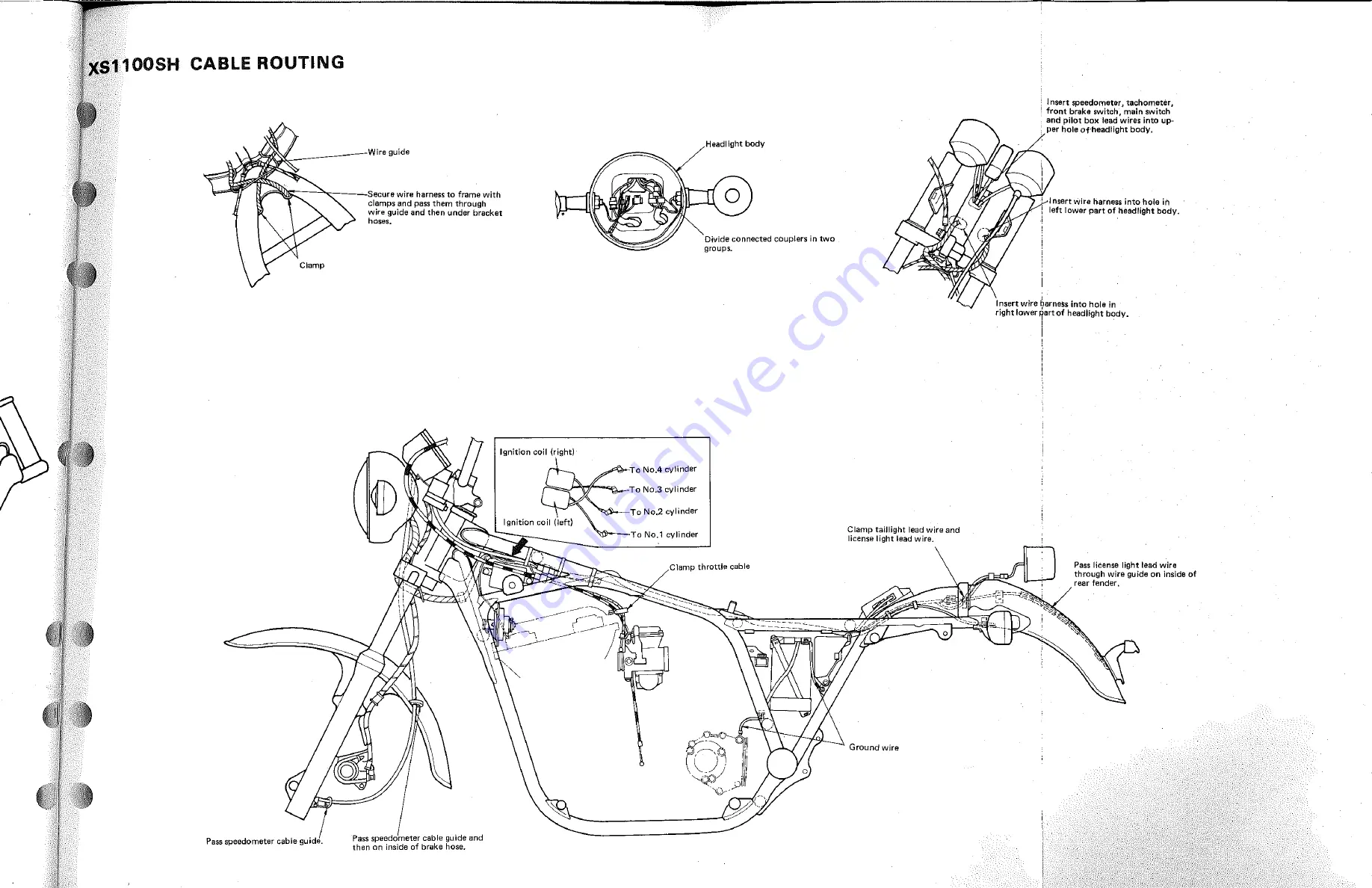 Yamaha XS1100SH Скачать руководство пользователя страница 70