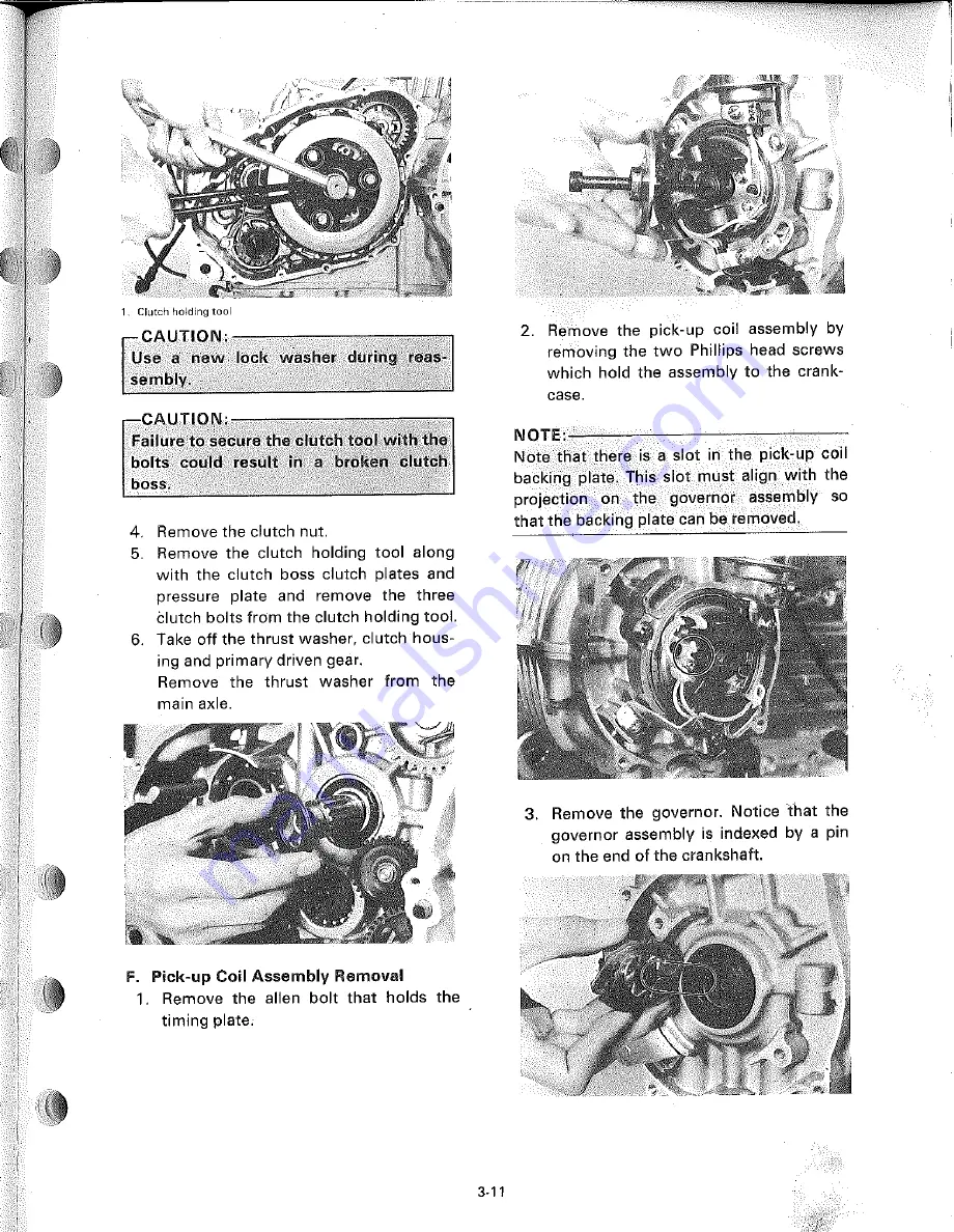 Yamaha XS1100SH Service Manual Download Page 124