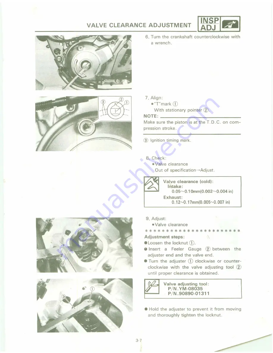 Yamaha XT 600 AC Service Manual Download Page 57