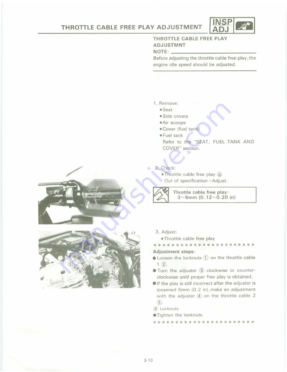 Yamaha XT 600 AC Service Manual Download Page 60