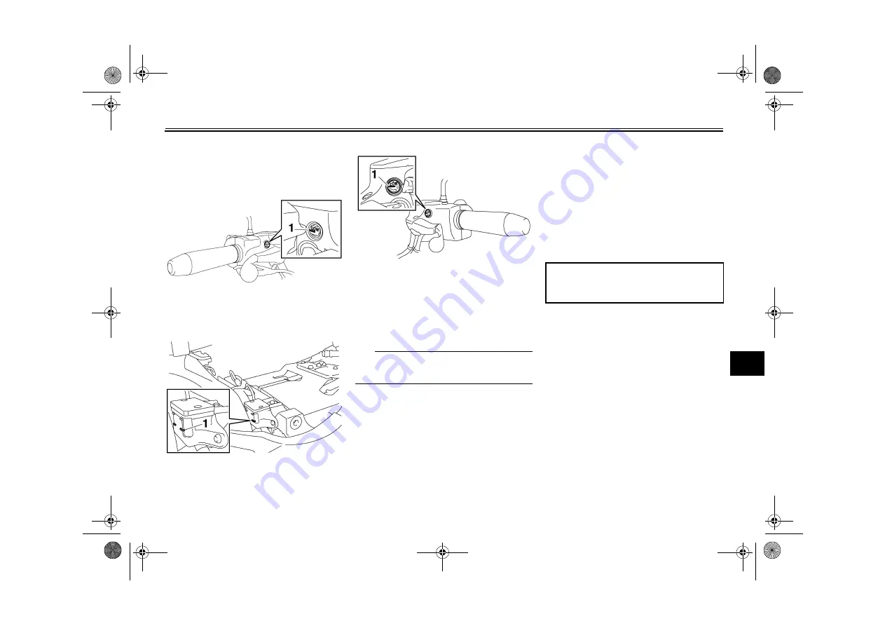 Yamaha XV19CSA Owner'S Manual Download Page 61