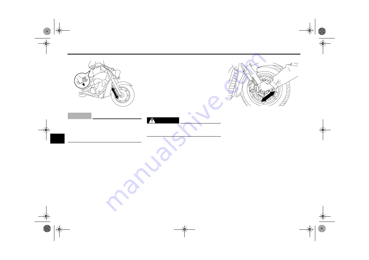 Yamaha XVS1300AW 2007 Owner'S Manual Download Page 66