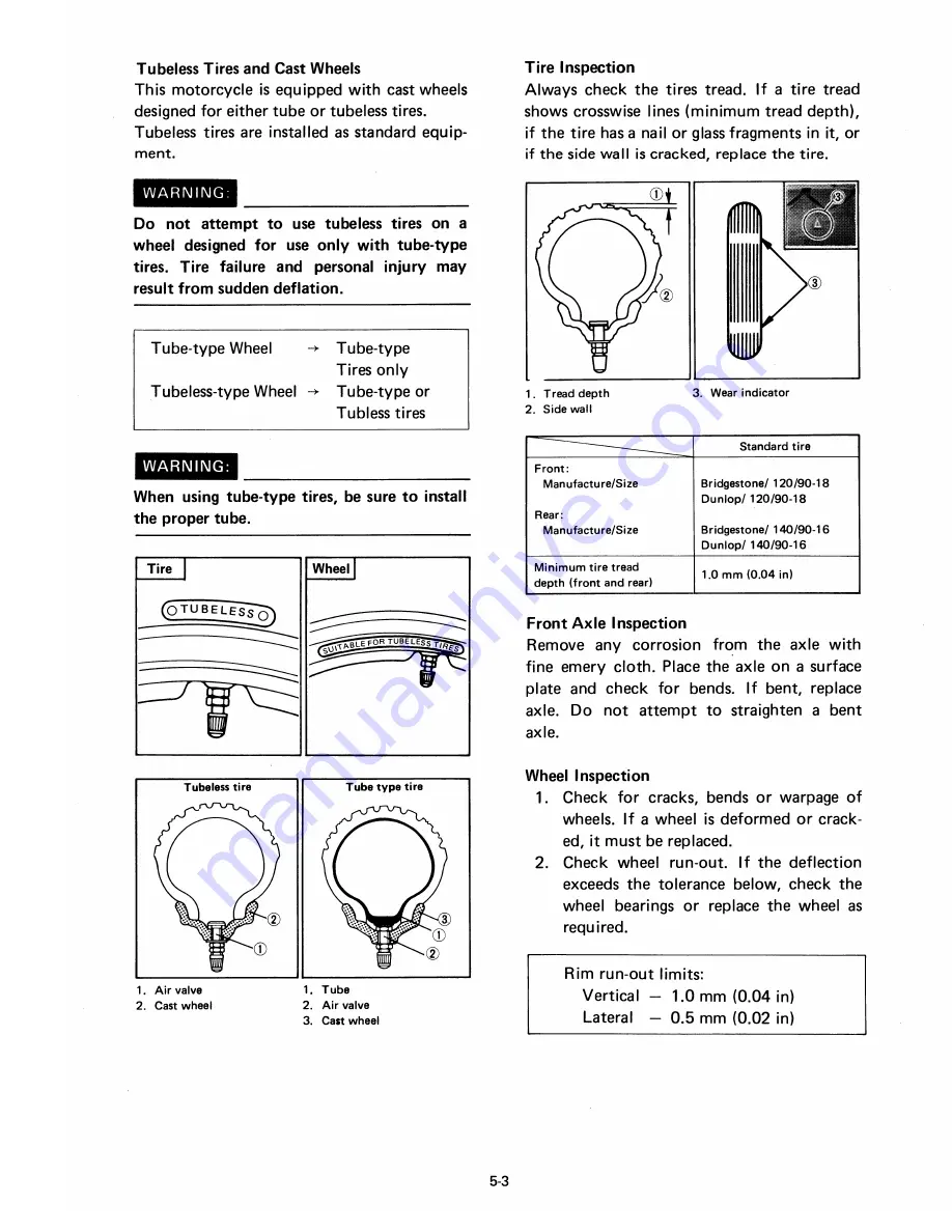 Yamaha XVZ12L Service Manual Download Page 258