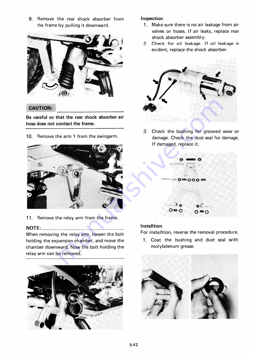 Yamaha XVZ12L Service Manual Download Page 297