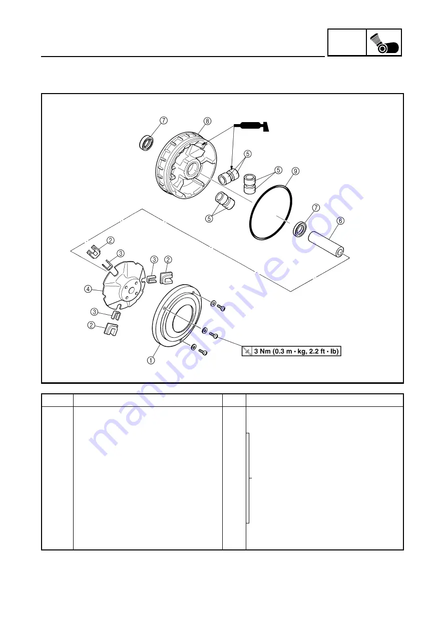 Yamaha YFM35FAS Supplementary Service Manual Download Page 66