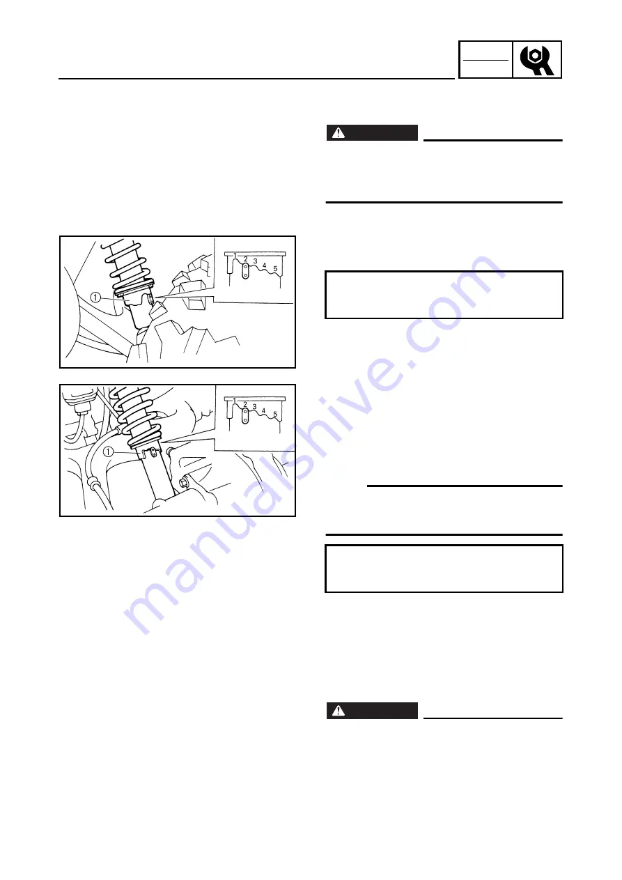 Yamaha YFM45FAR Service Manual Download Page 119