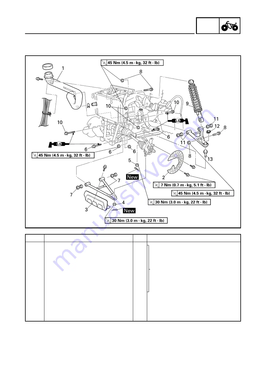 Yamaha YFM45FAR Service Manual Download Page 333