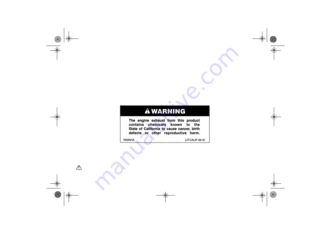 Yamaha YFZ45RB Owner'S Manual Download Page 2