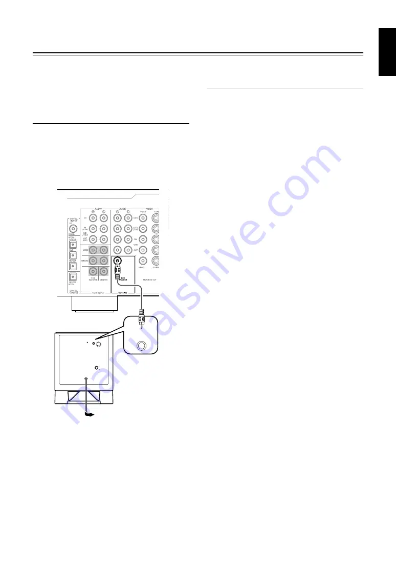 Yamaha YST-SW0110 Owner'S Manual Download Page 7