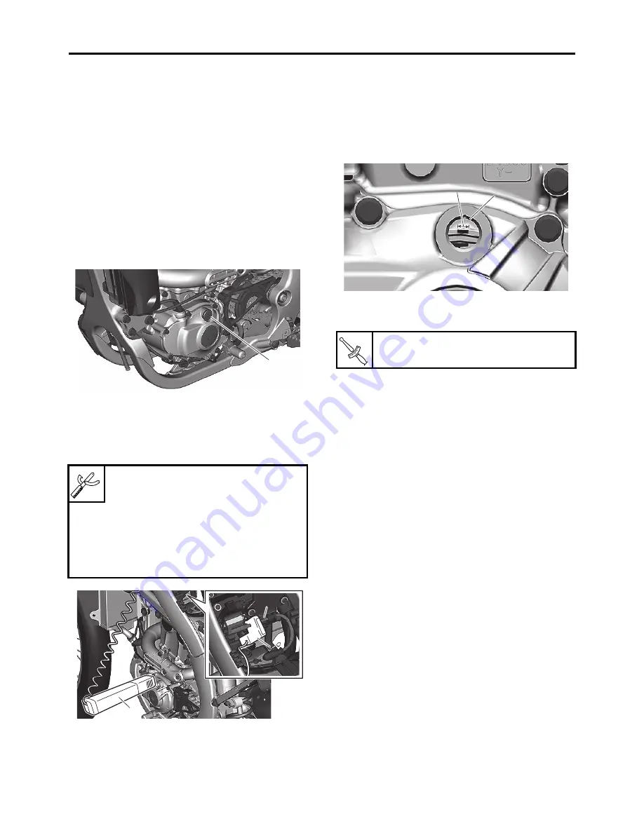 Yamaha YZ 2020 Series Owner'S Service Manual Download Page 111