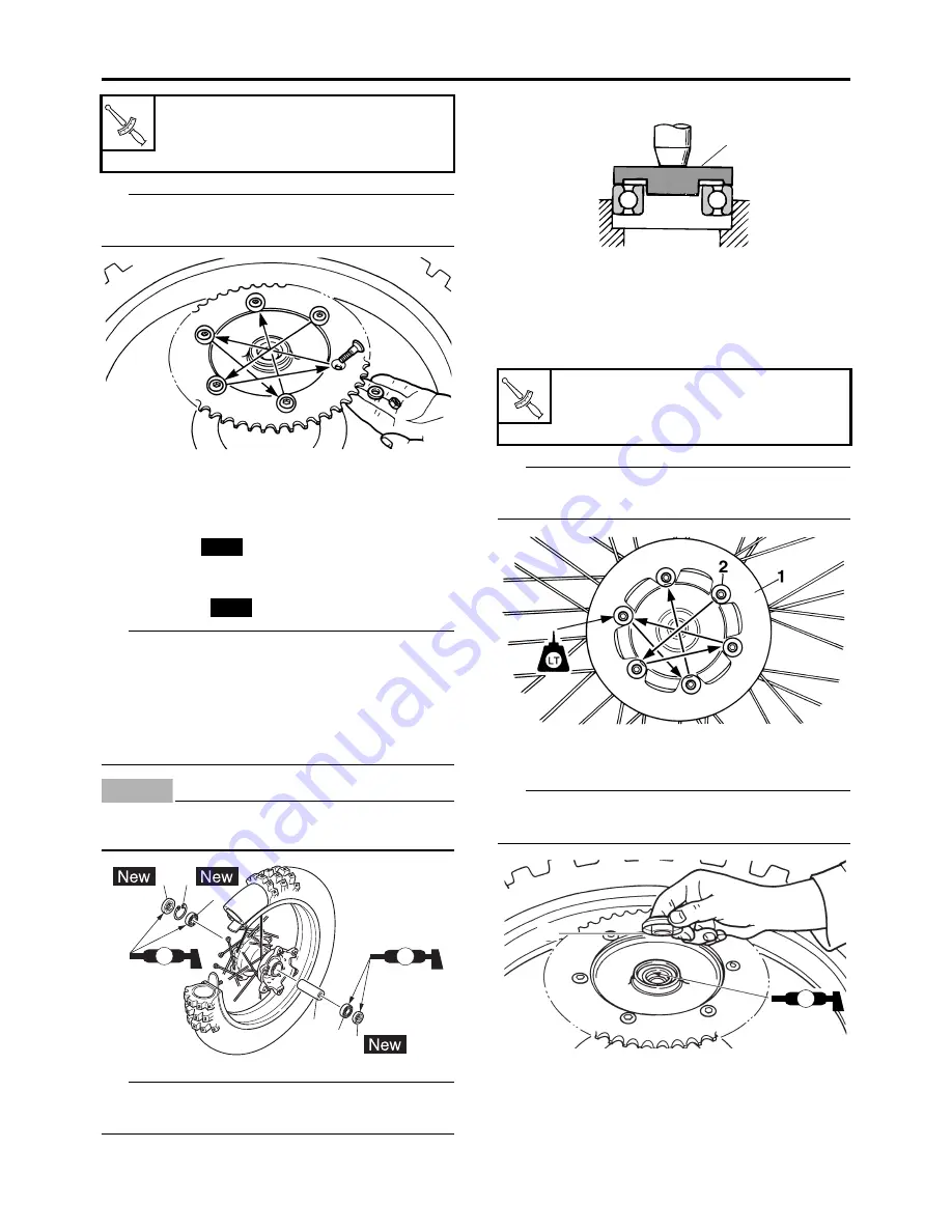 Yamaha YZ 2020 Series Owner'S Service Manual Download Page 125