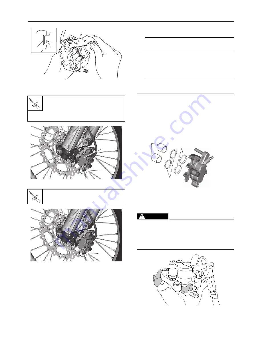 Yamaha YZ 2020 Series Owner'S Service Manual Download Page 133