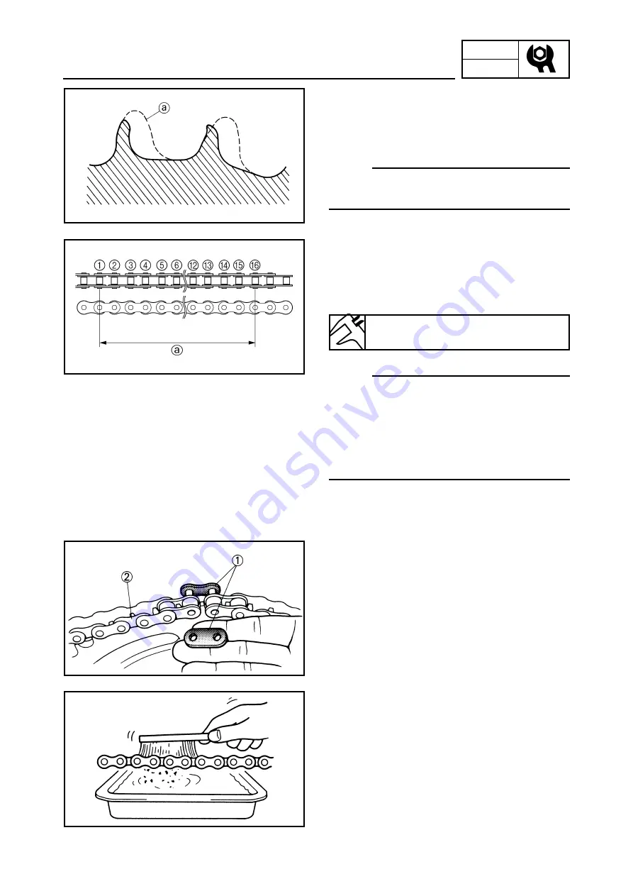 Yamaha YZ125(V) Owner'S Service Manual Download Page 180