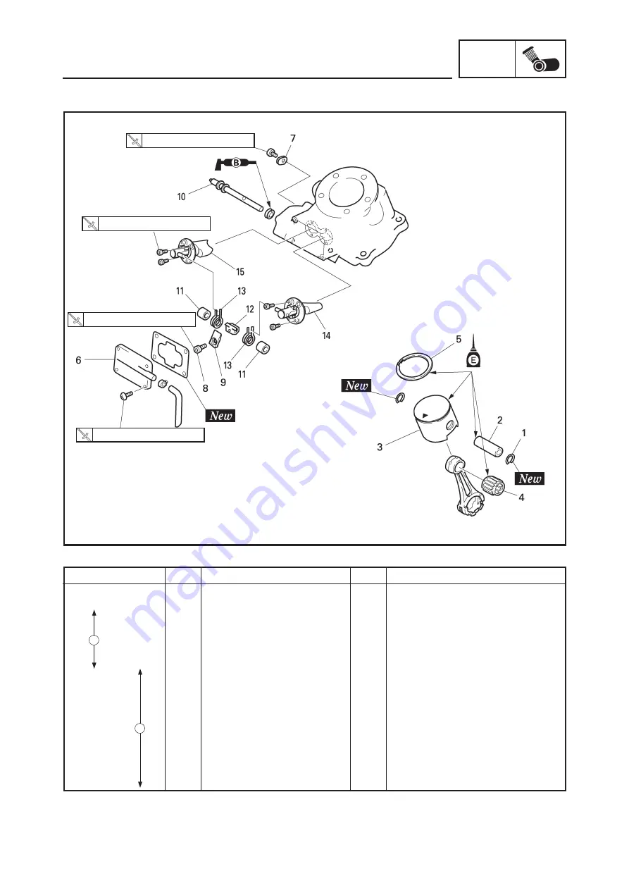 Yamaha YZ125(V) Скачать руководство пользователя страница 248